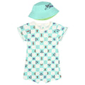 Monsters Inc. Romper and Bucket Sun Hat Outfit Set