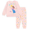 Ms. Rachel Fleece Crossover Sweatshirt and Jogger Pants Outfit Set