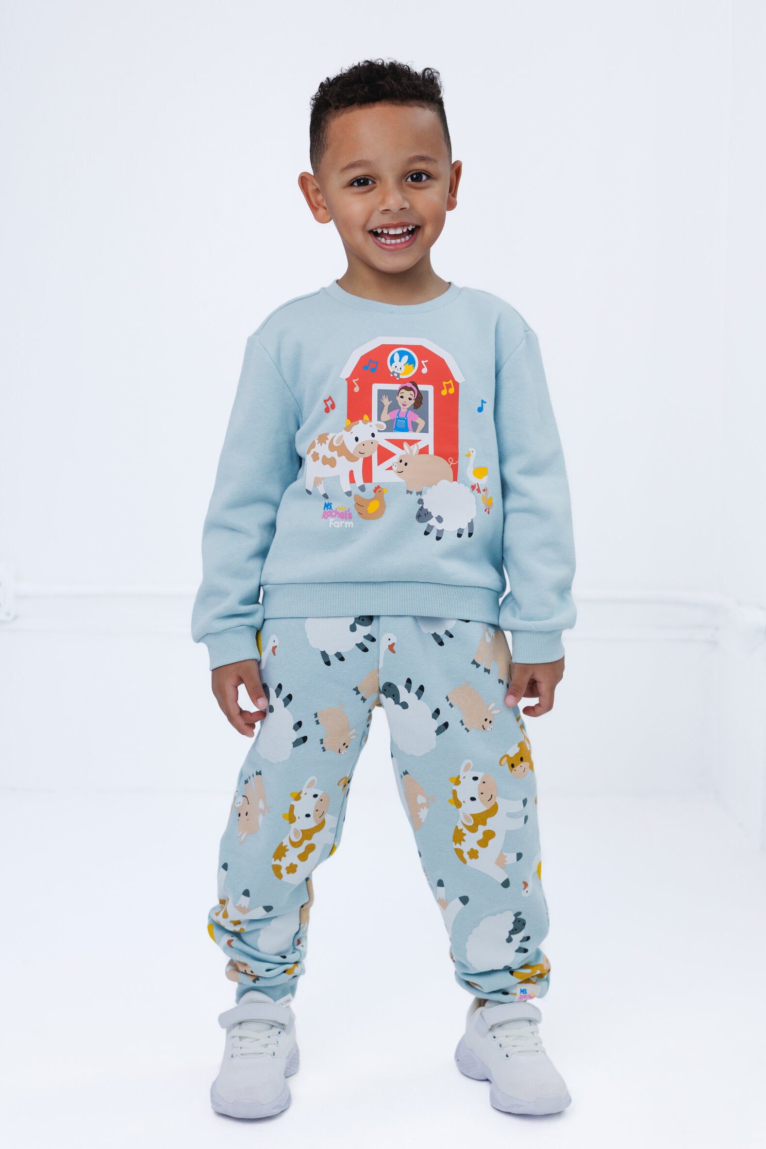 Ms. Rachel Fleece Sweatshirt and Jogger Pants Outfit Set | FREE