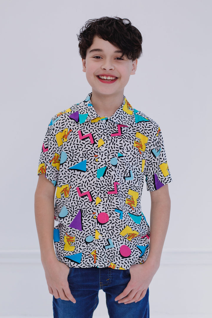 MTV Matching Family Button Down Dress Shirt