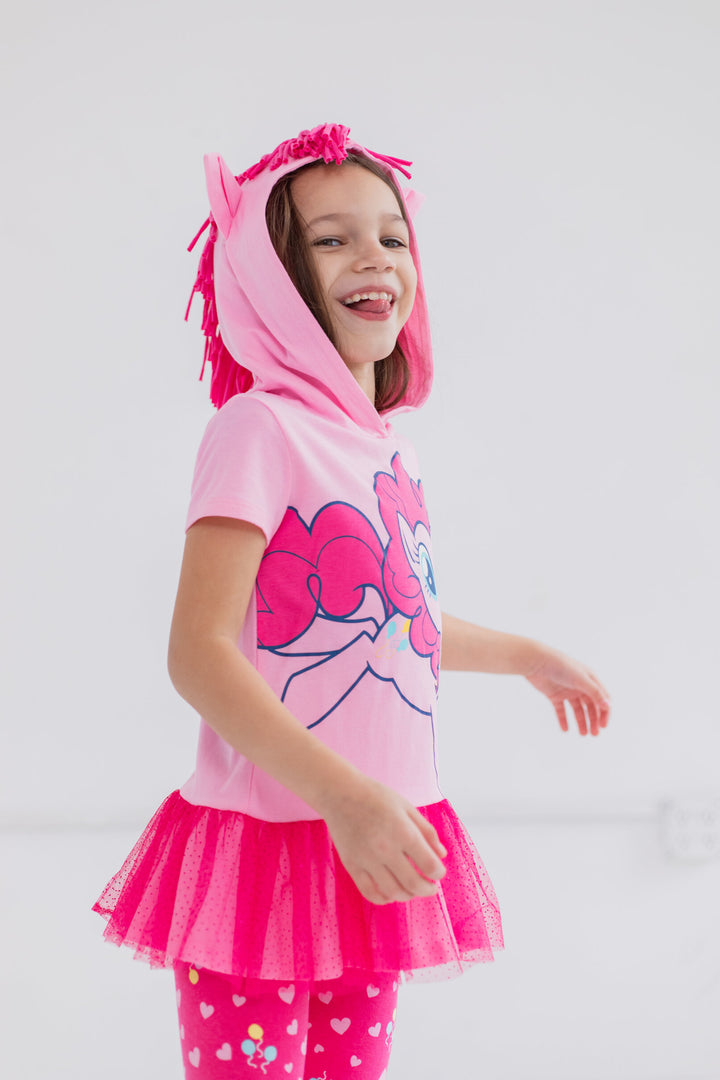 My Little Pony Pinkie Pie Cosplay Peplum camiseta y polainas