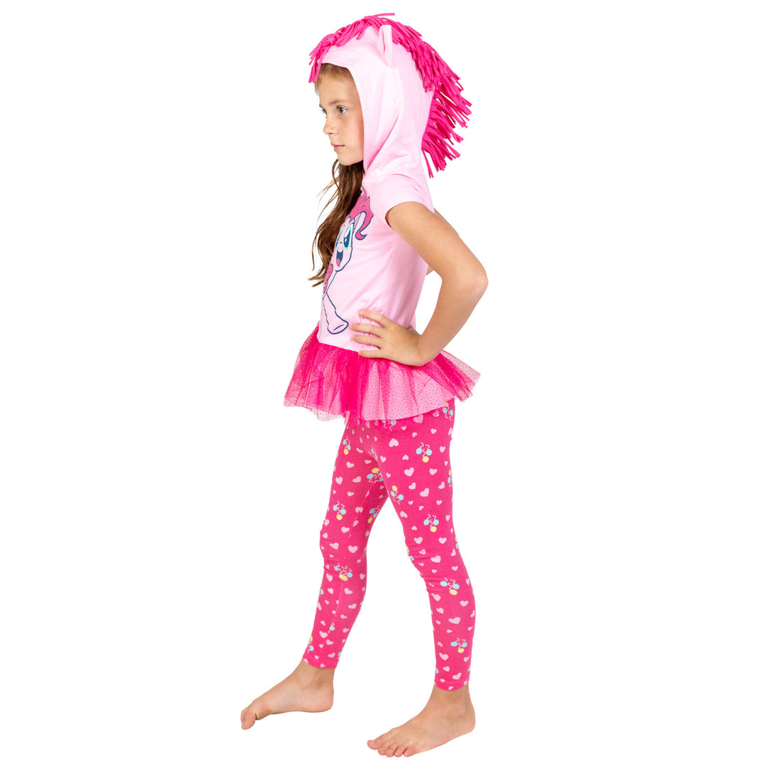 My Little Pony Pinkie Pie Cosplay Peplum camiseta y polainas