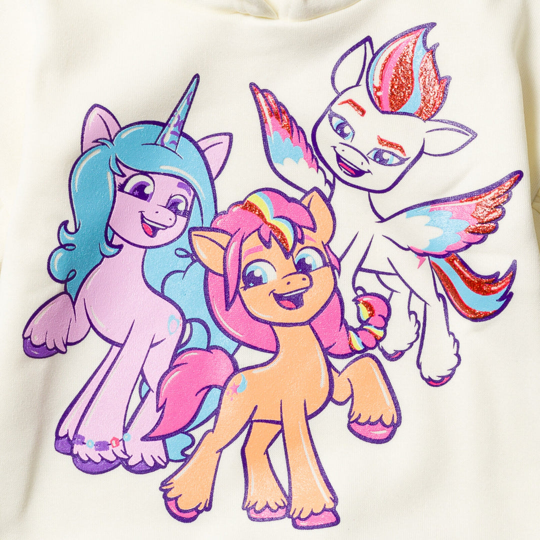 My Little Pony - Conjunto de sudadera con capucha y leggings de forro polar