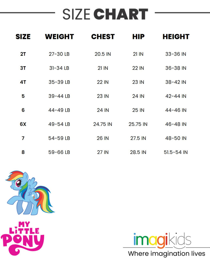 My Little Pony Ruffle Graphic T-Shirt & Shorts Set