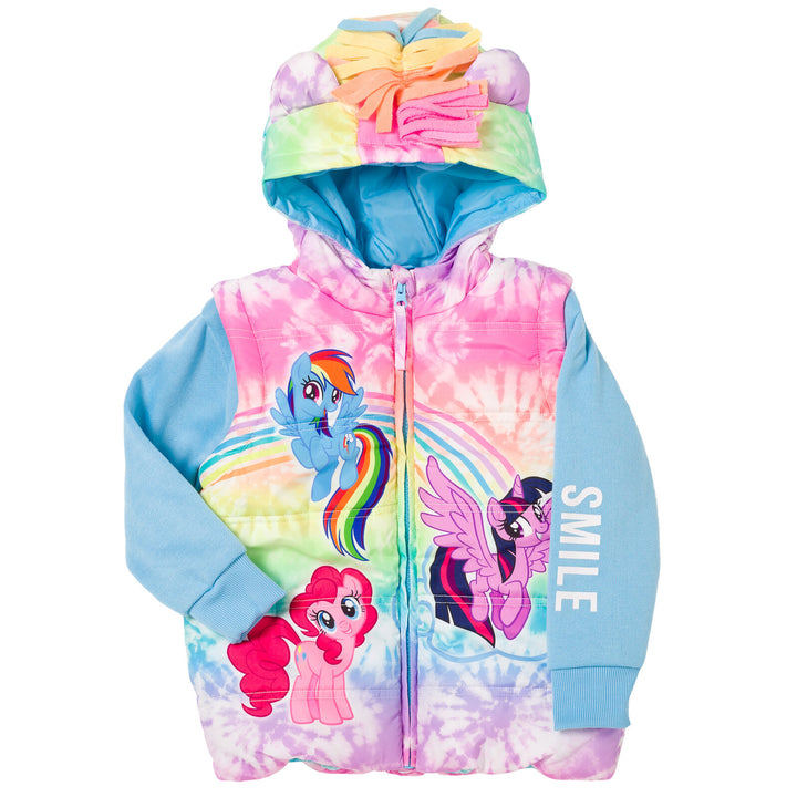 My Little Pony Zip Up Vest 2fer Jacket