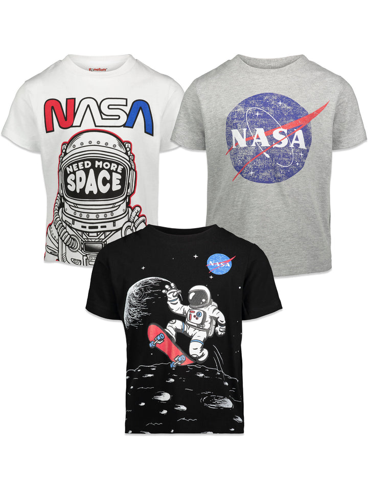 NASA 3 Pack Short Sleeve Graphic T-Shirt