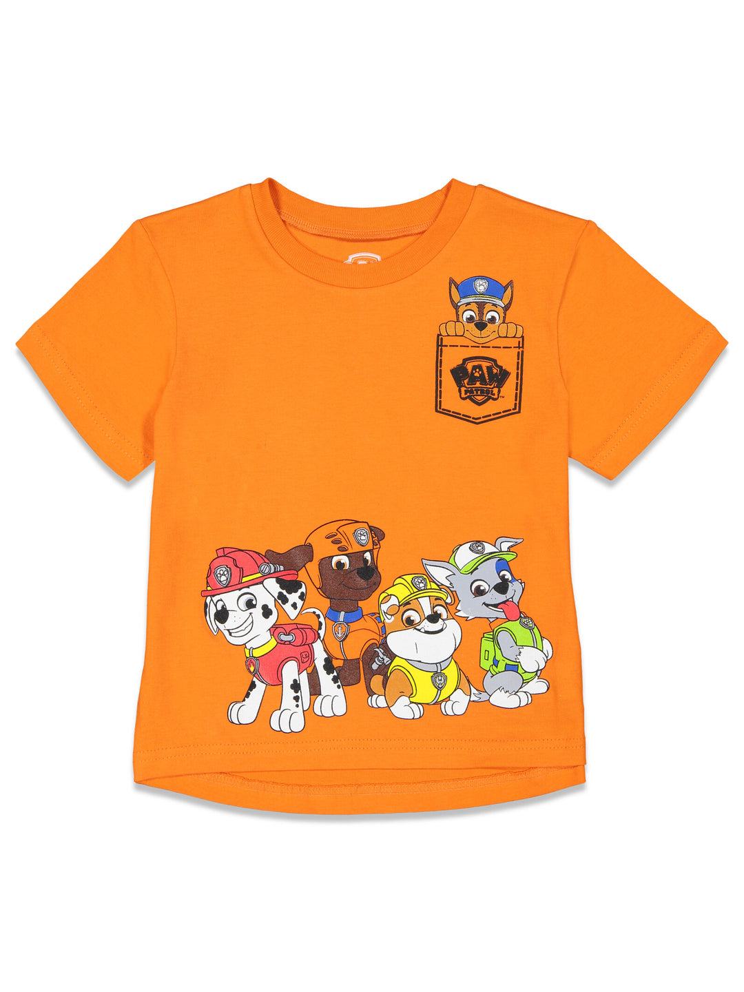 Nickelodeon Paw Patrol T-Shirt and Bike Shorts French Terry Outfit Set