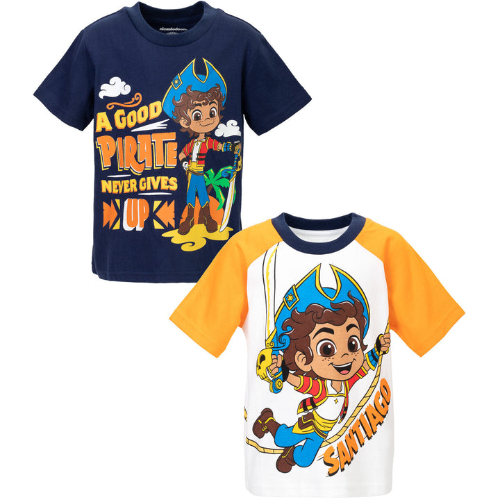 Paquete de 2 de Nickelodeon Santiago Camisetas gráficas