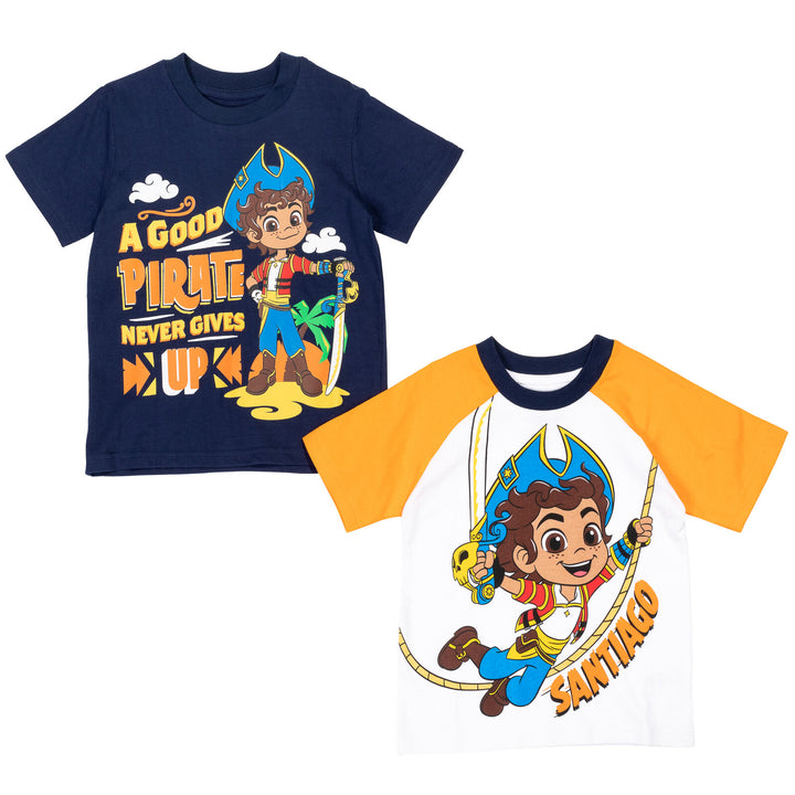 Paquete de 2 de Nickelodeon Santiago Camisetas gráficas