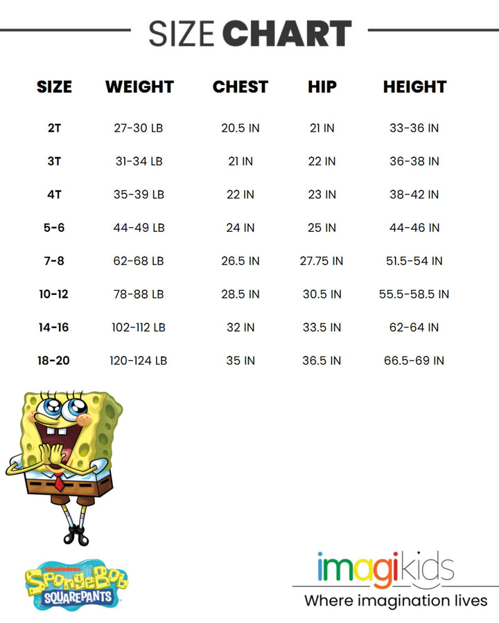 Nickelodeon SpongeBob SquarePants 3 Pack T-Shirts