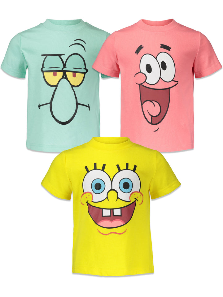 Nickelodeon SpongeBob SquarePants 3 Pack T-Shirts