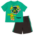 Nickelodeon Teenage Mutant Ninja Turtles T-Shirt and Mesh Shorts Outfit Set