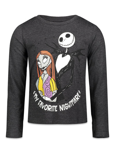Nightmare Before Christmas 2 Pack Long Sleeve Graphic T-Shirts