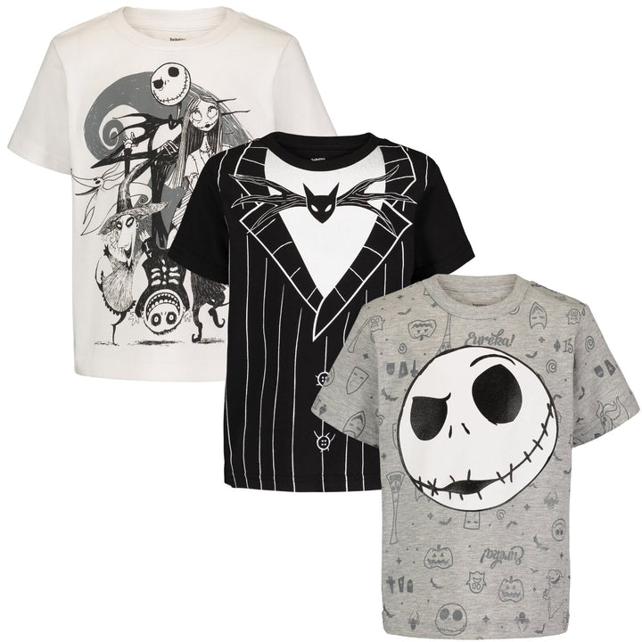 Disney Nightmare Before Christmas Jack Skellington 3 Pack T-Shirt