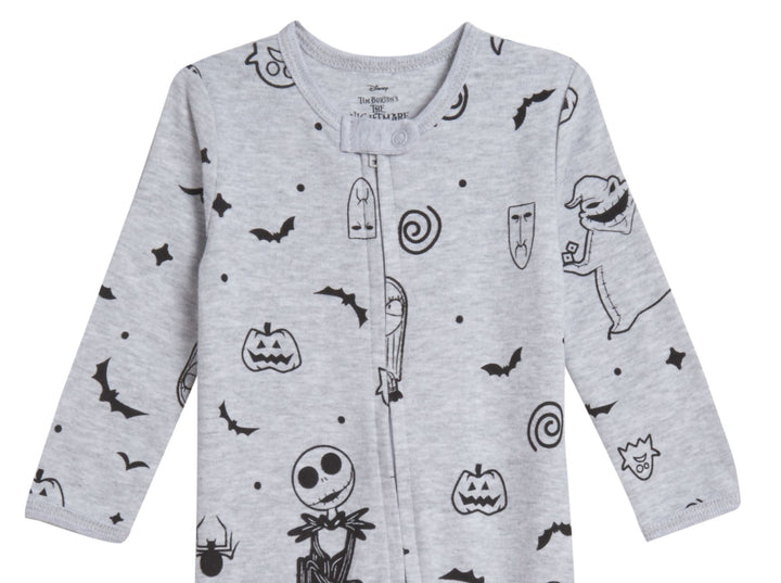 Disney Nightmare Before Christmas 2 Pack Zip Up Sleep N' Play