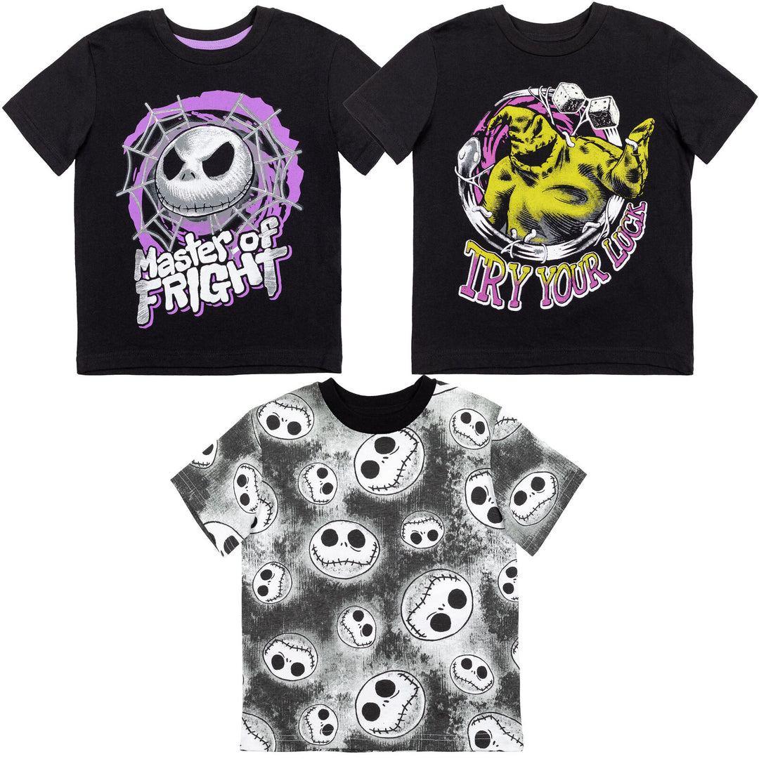 Disney Nightmare Before Christmas Jack Skellington 3 Pack T-Shirt