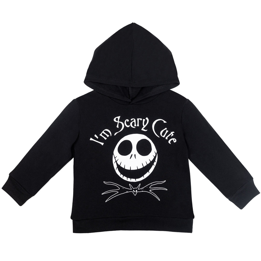 Nightmare Before Christmas Jack Skellington Fleece Pullover Hoodie and Pants Outfit Set