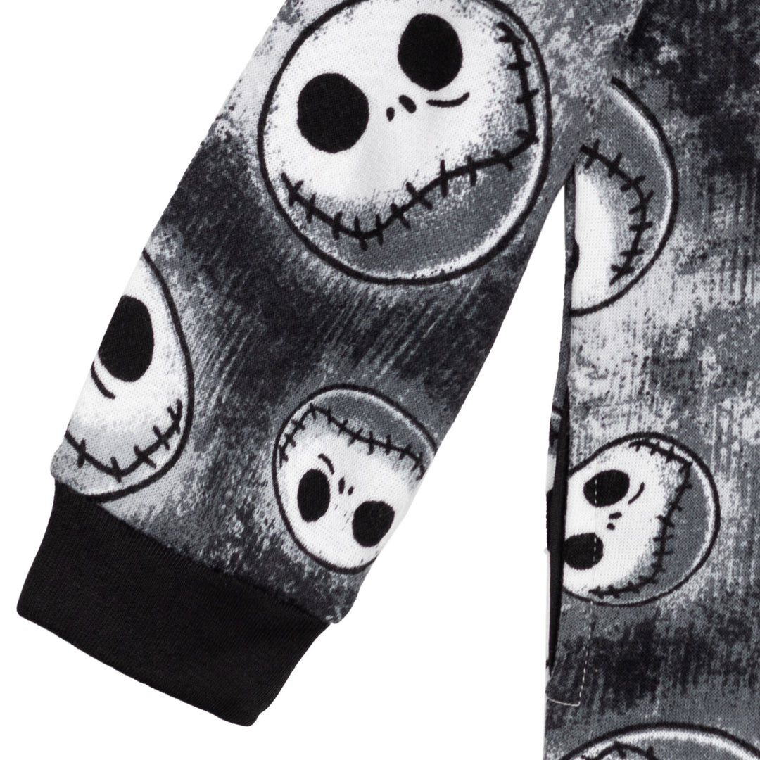 Nightmare Before Christmas Jack Skellington Fleece Zip Up Hoodie