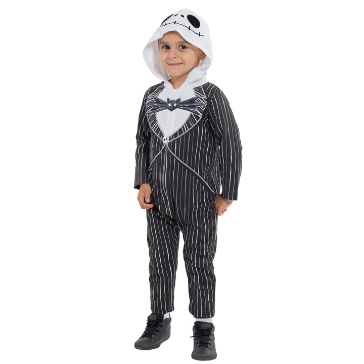 Nightmare Before Christmas Jack Skellington Zip Up Costume Coverall