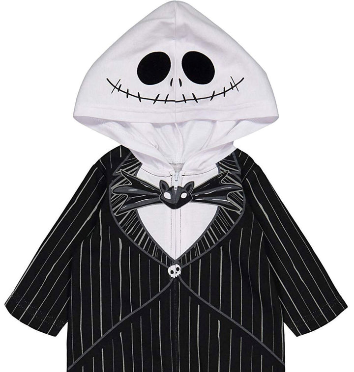 Nightmare Before Christmas Jack Skellington Zip Up Costume Coverall