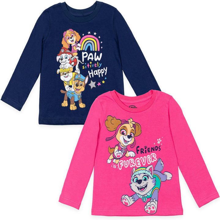 Paquete de 2 camisetas gráficas de manga larga de Paw Patrol