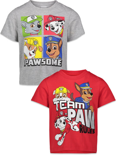 Paquete de 2 camisetas de la Patrulla Canina