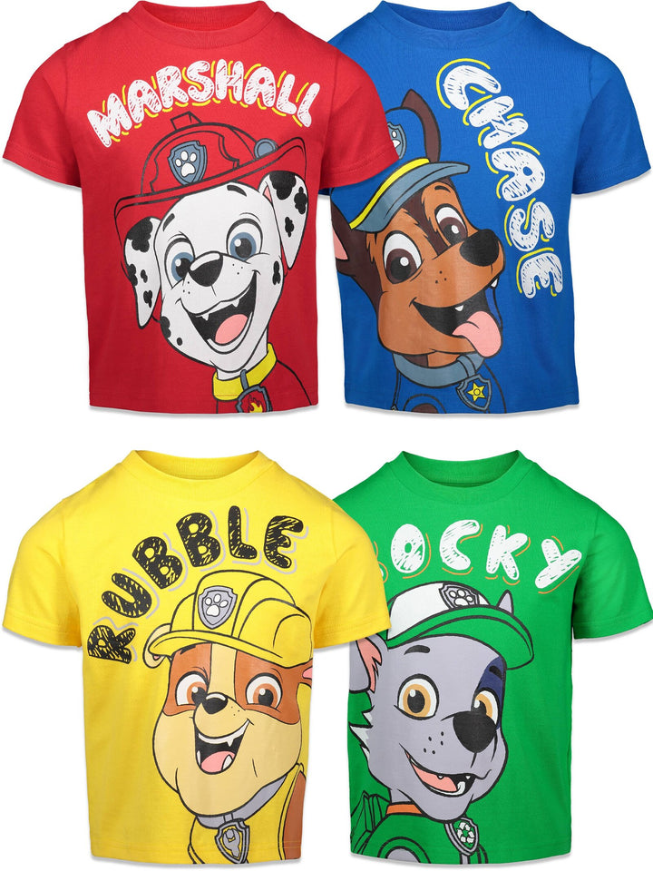 Paw Patrol 4 Pack Graphic T-Shirt