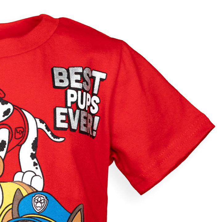 Paquete de 4 Chase de Paw Patrol Camiseta gráfica