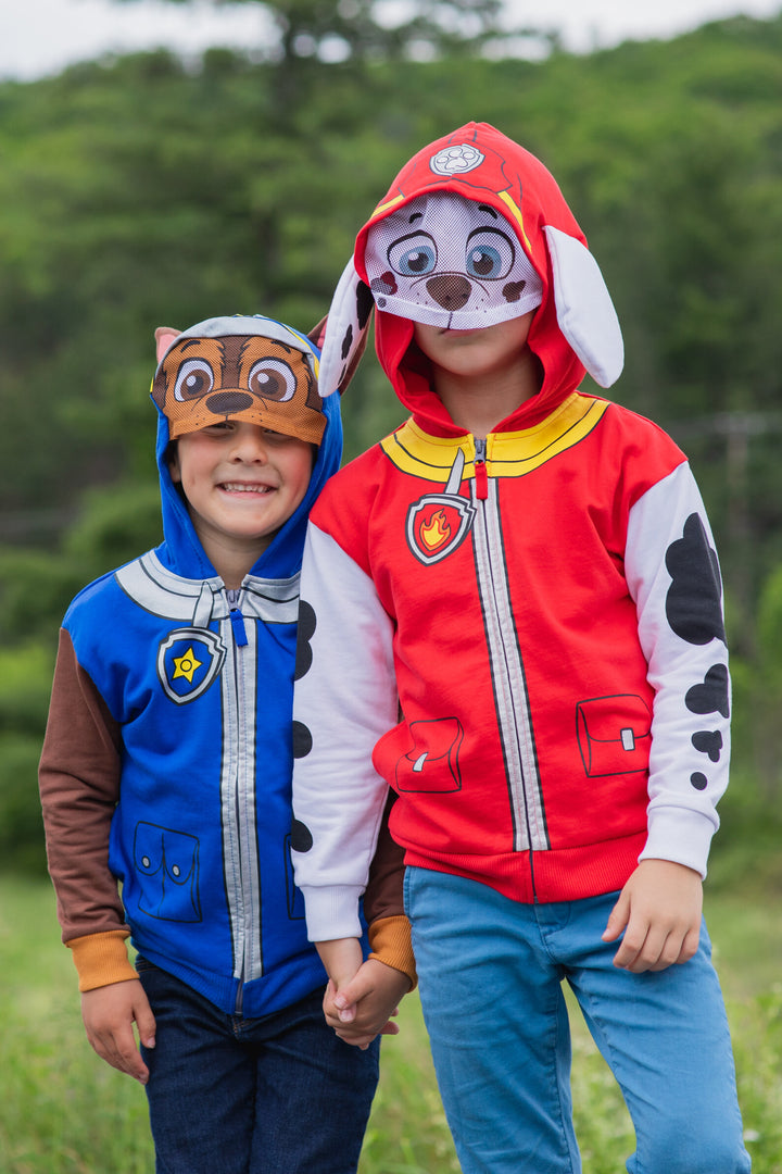 Paw Patrol Chase Fleece Zip Up Cosplay Hoodie