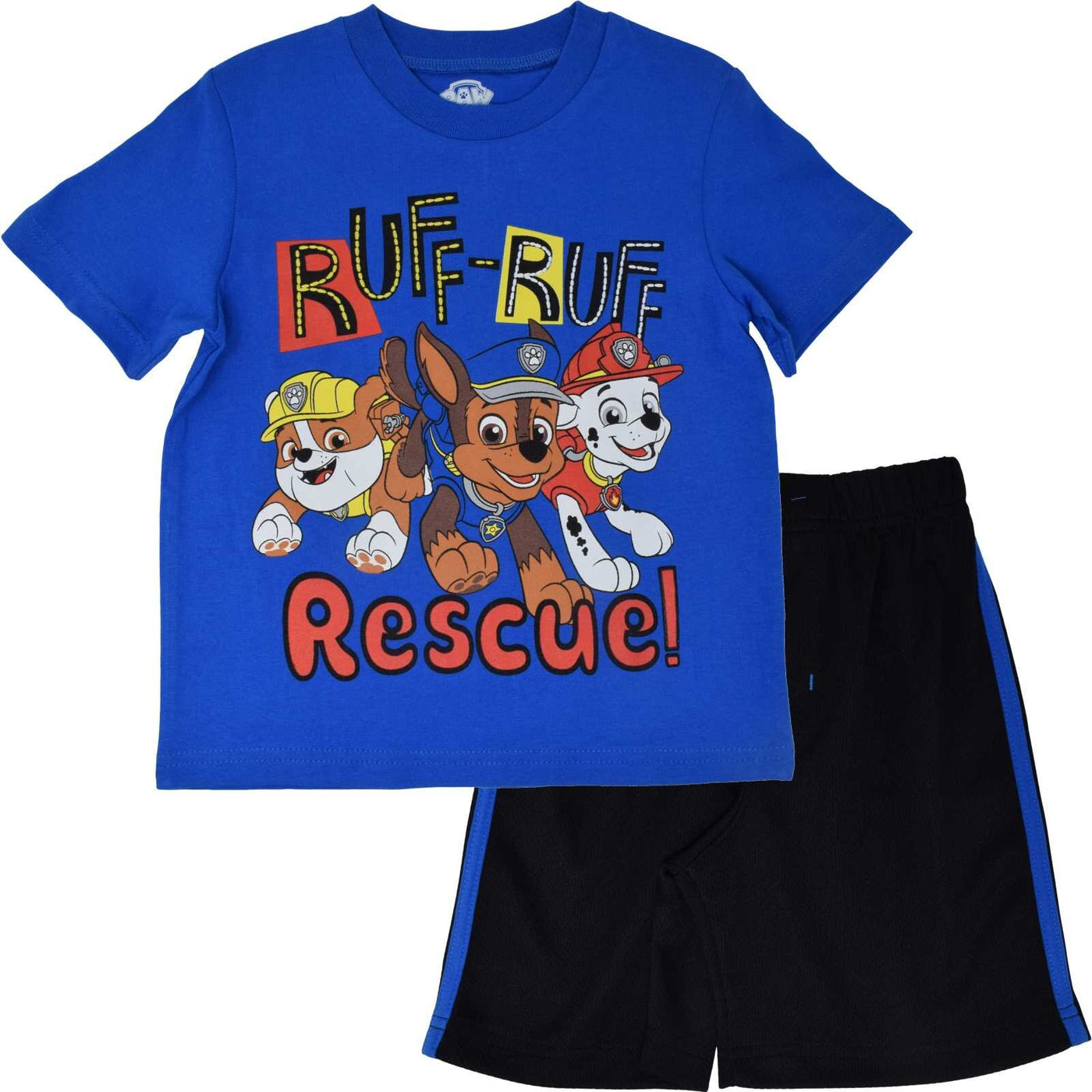 Paw Patrol Chase T-Shirt and Mesh Shorts Outfit Set