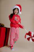 Paw Patrol Christmas Girls Fleece Pullover Sweatshirt and Jogger Pants Outfit Set Toddler to Big Kid