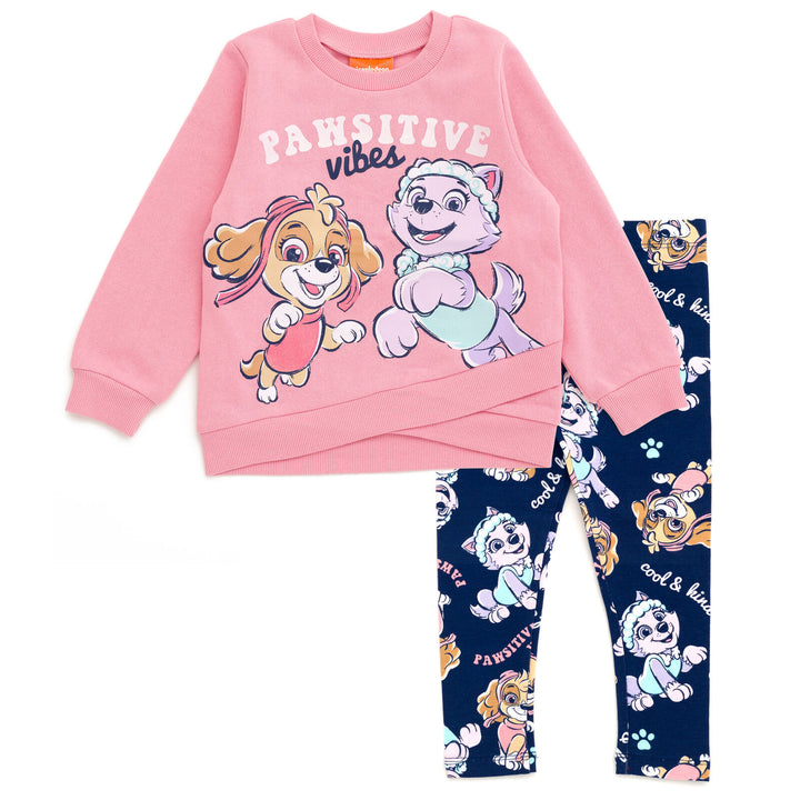 Paw Patrol Crossover Fleece Sweatshirt and Leggings Outfit Set