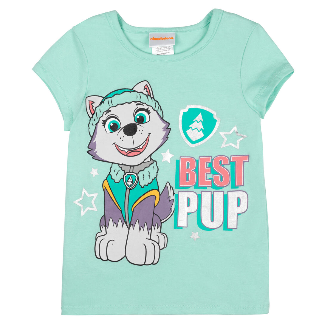 Paw Patrol Everest Conjunto de 4 piezas: camiseta Tutu Cape Mask