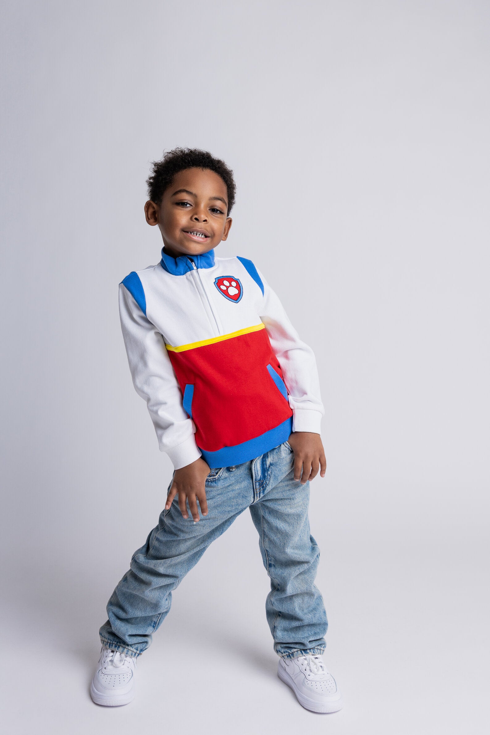 Paw Patrol Fleece Cosplay Half Zip Sweatshirt Toddler to Big Kid