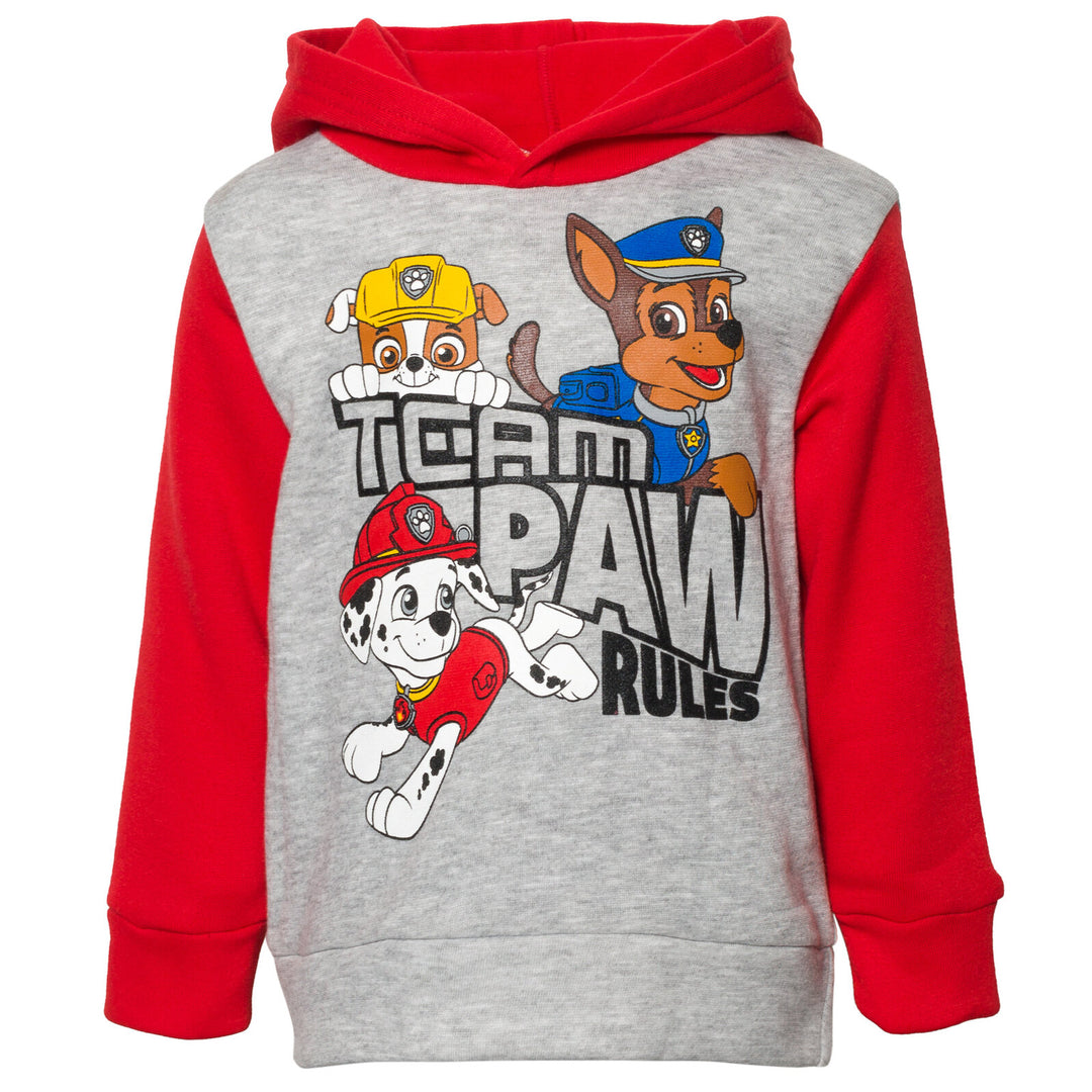 Conjunto de pantalones y sudadera con capucha raglán de la Patrulla Canina