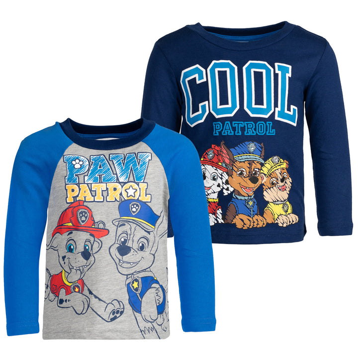 Pack de 2 camisetas gráficas de manga larga de Marshall de la Patrulla Canina