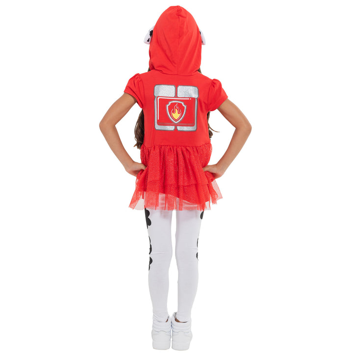 Paw Patrol Marshall Hooded Costume Tee & Leggings Set