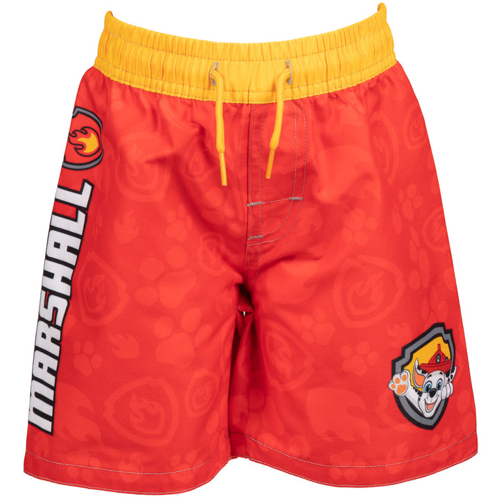 Paw Patrol Marshall Rash Guard and Swim Trunks Outfit Set