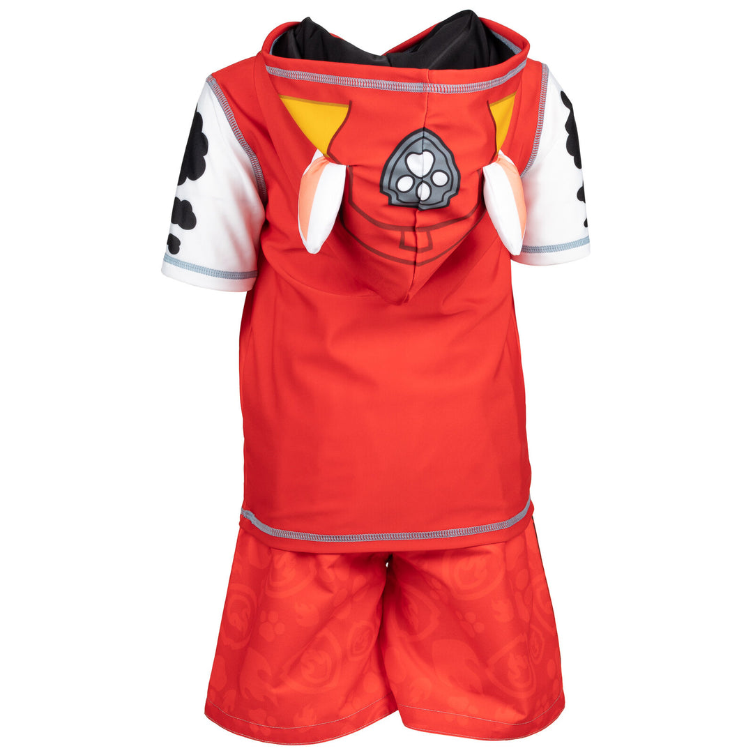 Paw Patrol Marshall Rash Guard and Swim Trunks Outfit Set