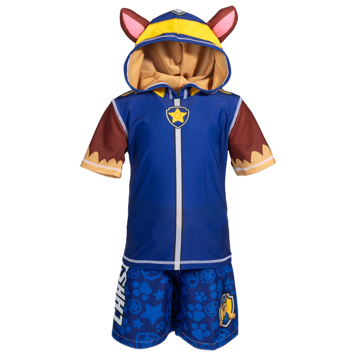 Paw Patrol Marshall Rash Guard and Swim Trunks Outfit Set