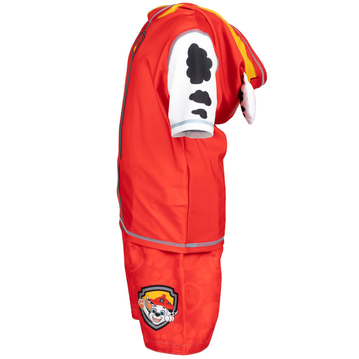 Paw Patrol Marshall Rash Guard and Swim Trunks Outfit Set