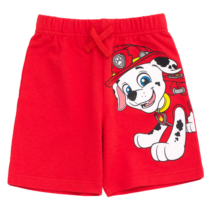 Paw Patrol Marshall T-Shirt and French Terry Shorts Outfit Set