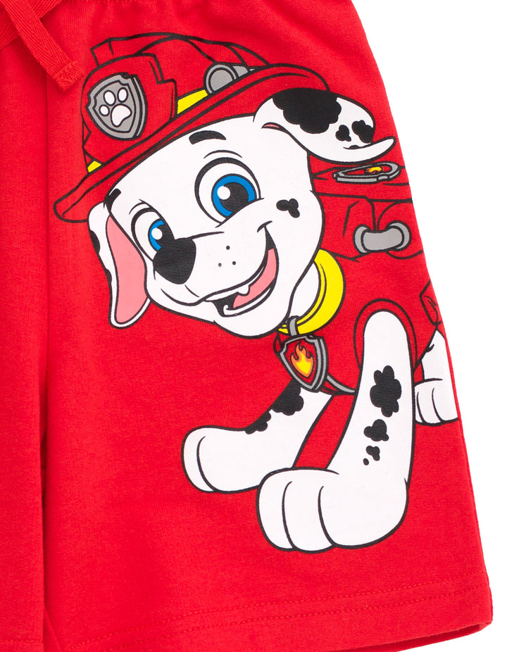 Paw Patrol Marshall T-Shirt and French Terry Shorts Outfit Set