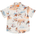 Camisa de vestir con botones hawaianos de la Patrulla Canina