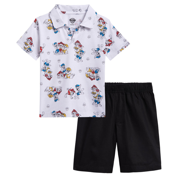 Paw Patrol Polo Shirt and Shorts