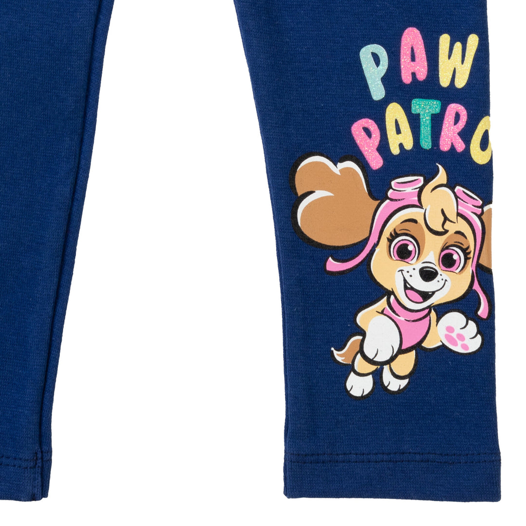 Paw Patrol Pullover Crossover Fleece Sudadera con Capucha y Conjunto de Leggings