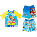Paw Patrol Pullover Rash Guard and Swim Trunks
