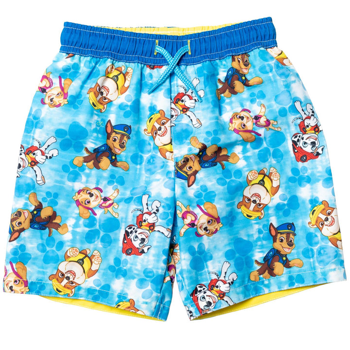 Paw Patrol Pullover Rash Guard and Swim Trunks