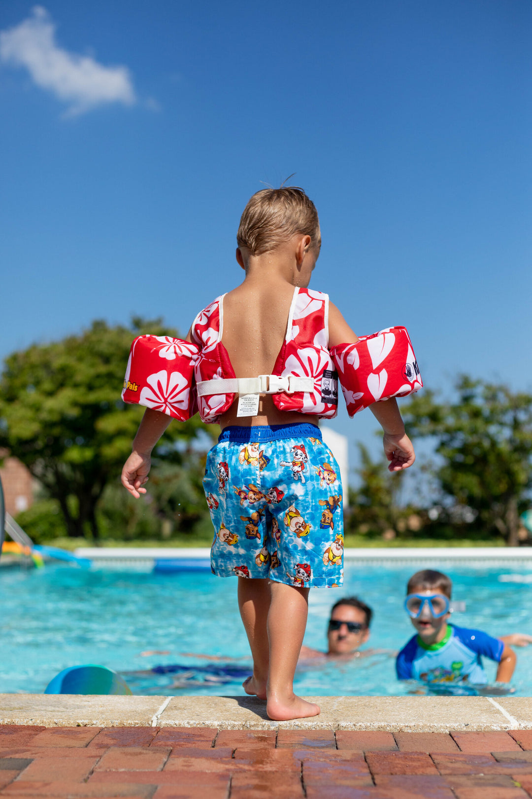 Paw Patrol Pullover Rash Guard and Swim Trunks