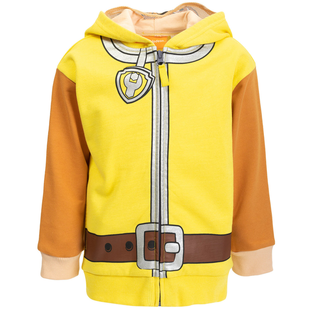 Sudadera Con Capucha Paw Patrol Para Niños – Estampado De Rubble, Chase Y Skye – Cremallera Completa, Manga Larga